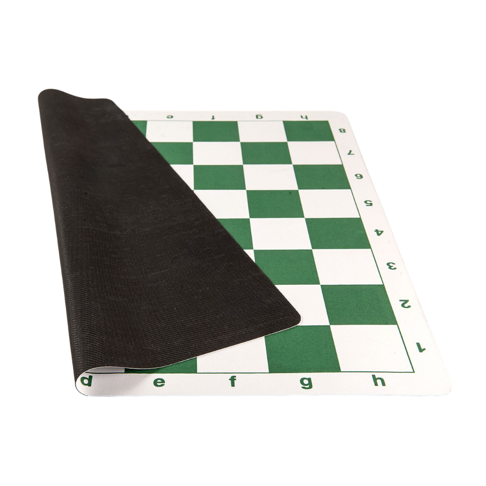 Műanyag gyűrhetetlen sakktábla (Mousepad) zöld [2]