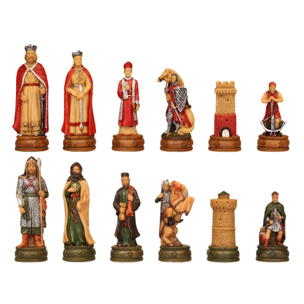 Tematikus kerámia sakkfigurák (Camelot) [1]