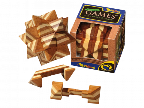 Logikai játékok - Kéz- és ügyességi játék - Apollo Puzzle 3D, Bambus