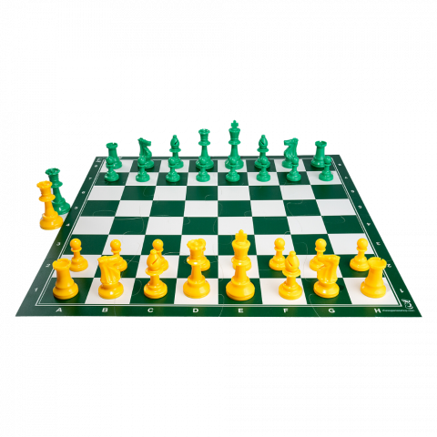 Klub és iskolai - Műanyag  Puzzle sakkkészlet