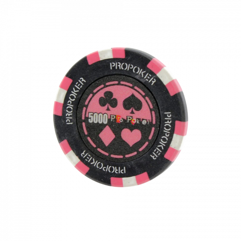 Poker - Pro Póker zseton - Clay - 14g - Rószaszin (5000)