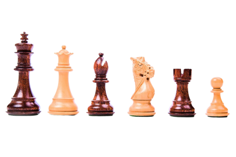 Sakkfigurák - Fa Staunton 6 sakkfigurák - Kings Bridal Clasic