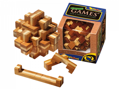 Logikai játékok - Kéz- és ügyességi játék - Tricky Knot, Bambus