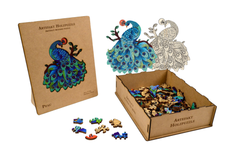 Pfau Philos - 2 az 1-ben Szines/Fa 132 db-os puzzle [1]