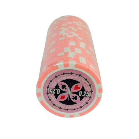 Poker - Póker zseton 25 db /ABS 11,5 gr Ultimate 0,25