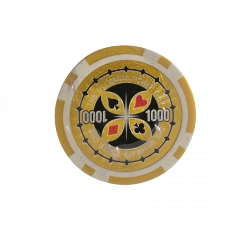 Poker - Póker zseton 25 db /ABS 11,5 gr Ultimate 1000