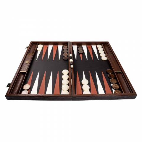 Manopoulos Backgammon,- ostáblajáték krokodilbőr, 48 x 60 cm [1]