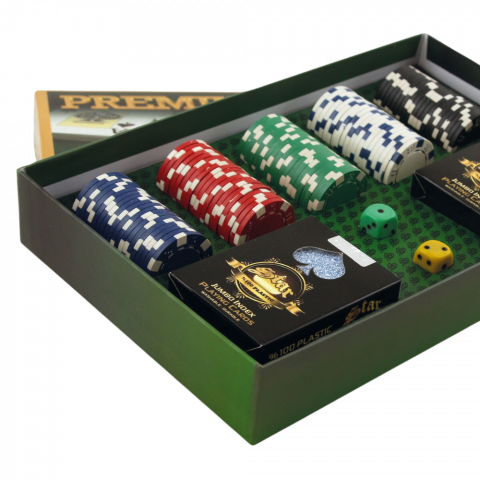 Póker Star zseton 100 db DICE [1]