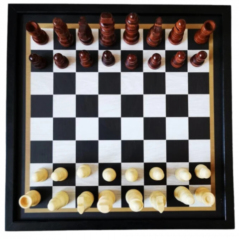 Manopoulos Backgammon,- ostáblajáték és sakkkészlet, 27 x 27 cm [1]