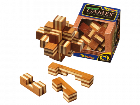 Logikai játékok - Kéz- és ügyességi játék - Star Puzzle 3D, Bambus
