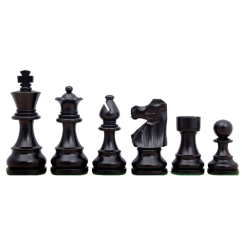 Staunton 5 - French - Ebonised Fa sakkfigurák [1]