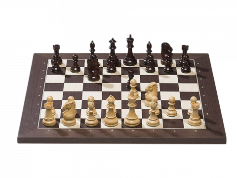 Elektronikus Sakkkészletek - DGT (USB) elektronikus sakktábla (wenge szinű) Royal sakkfigurákkal