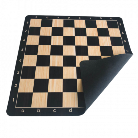 Műanyag gyűrhetetlen sakktábla (Mousepad) Fa utánzat [1]