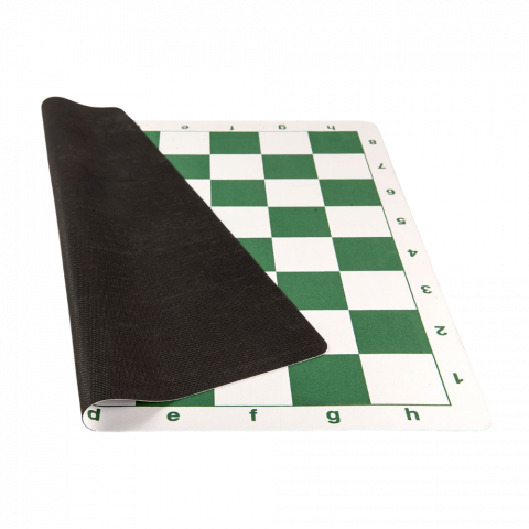 Műanyag gyűrhetetlen sakktábla (Mousepad) zöld [1]