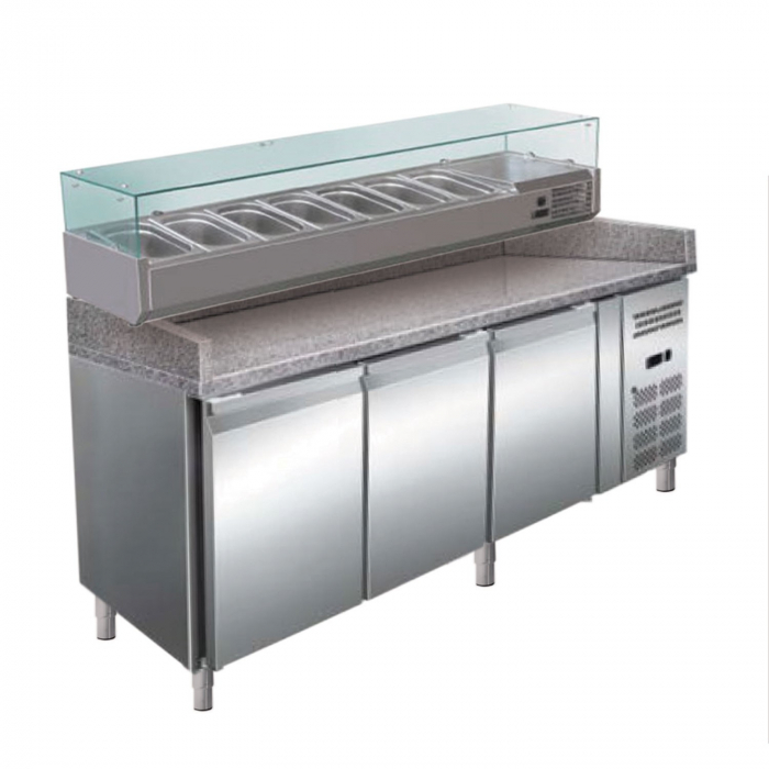 Banc refrigerat pentru pizza, cu 3 usi [1]