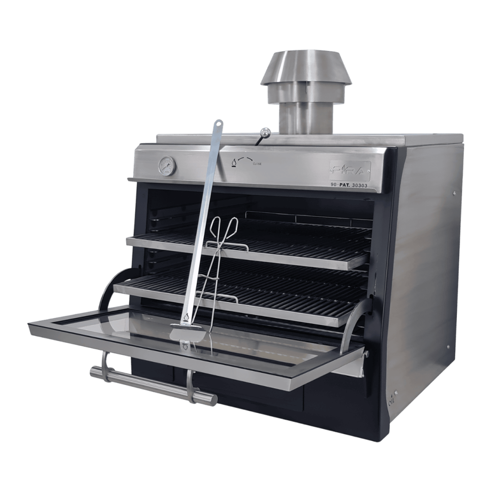 Cuptor profesional pe cărbuni PIRA 90 LUX AB, 110 kg/h – steakhouse și HoReCa [2]