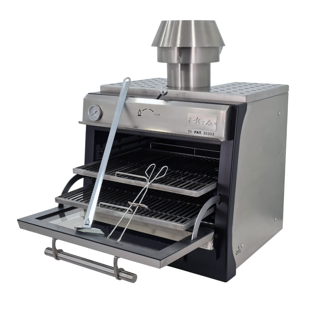 Cuptor profesional pe cărbuni PIRA 70 LUX, 60 kg/h [2]