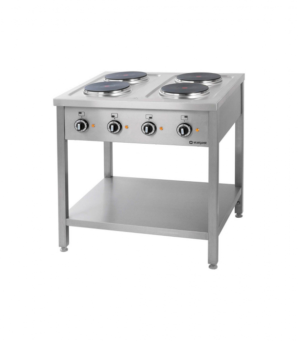 Masina de gatit, electrica, cu 4 plite rotunde, cu suport [1]