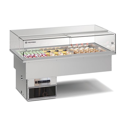Vitrină frigorifică incorporabila drop-in pentru cofetărie ARMONIA 64/2 TEKA +4 +10 oC, lungime 986 mm [1]