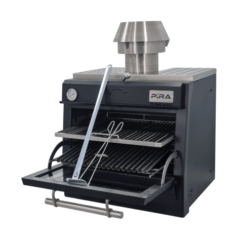 Cuptor profesional pe cărbuni PIRA 70 LUX Black, 60 kg/h [1]