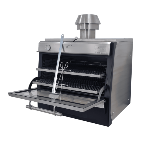 Cuptor profesional pe cărbuni PIRA 90 LUX AB, 110 kg/h – steakhouse și HoReCa [1]