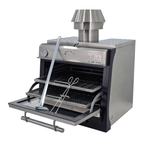 Cuptor profesional pe cărbuni PIRA 70 LUX, 60 kg/h [1]