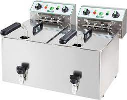 Friteuza fast food - Friteuza electrica 10 + 10 380V