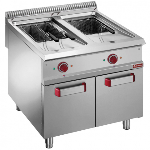 Friteuza - Friteuza profesionala electrica DIAMOND 18 + 18 litri