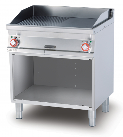 Grill pe gaz simplu - Fry top electric mixt