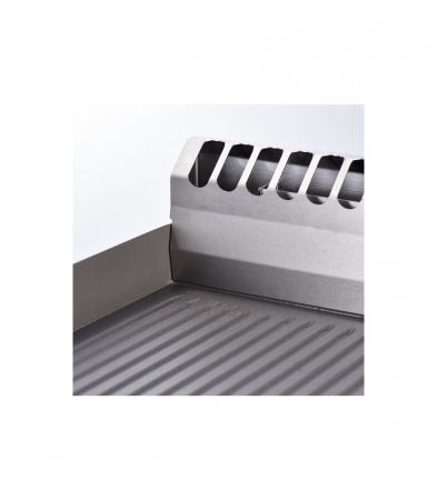 Fry top electric neted, 1/2 neted, 1/2 striat, inox, 8.1kW, [2]