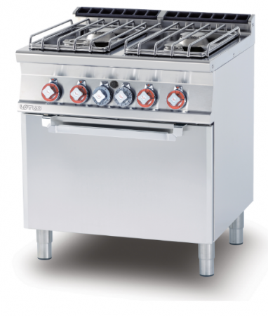 Bucatarie - Masina de gatit, alimentare gaz, 4 arzatoare si cuptor