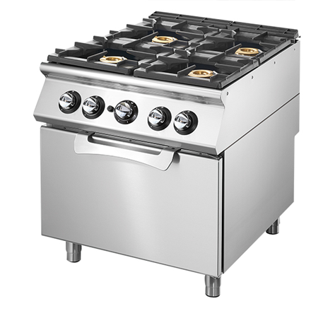 Linie 900 - Masina de gatit cu 4 arzatoare si cuptor