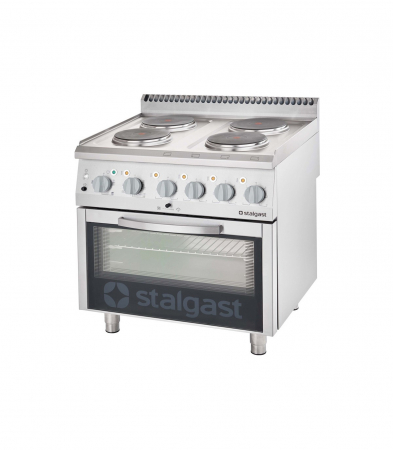 Bucatarie - Masina de gatit, electrica, cu 4 plite rotunde, cu cuptor electric convectie