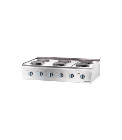 Bucatarie - Masina de gatit, electrica, cu 6 plite rotunde, de banc