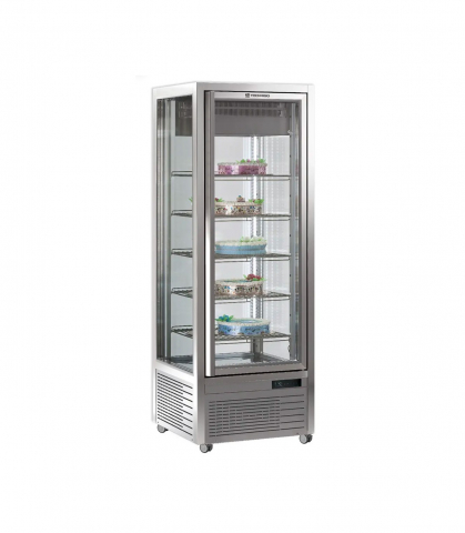 Vitrine de cofetarie si patiserie - Vitrină frigorifică cofetărie, Diva 451 GS, 450Litri, răcire statică, Tecfrigo