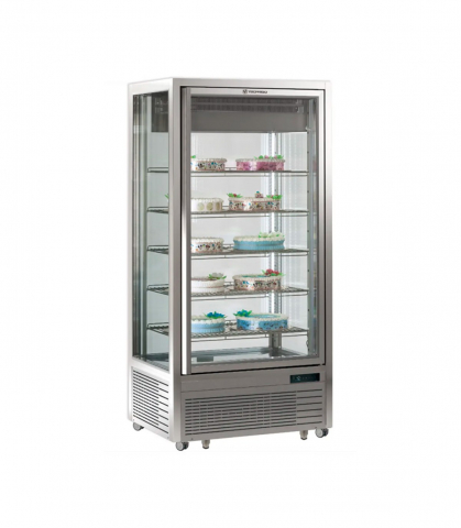 Vitrine de cofetarie si patiserie - Vitrină frigorifică cofetărie, Diva 651 GS, 650Litri, răcire statică, Tecfrigo