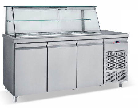 Vitrine Refrigerare - Vitrina rece 4GN 1/1, 3 usi C