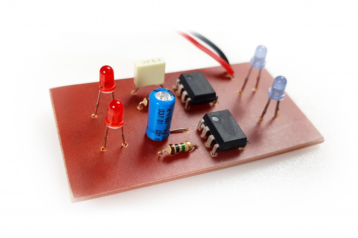 Montaj electronic pt copii - Girofar de politie [9]