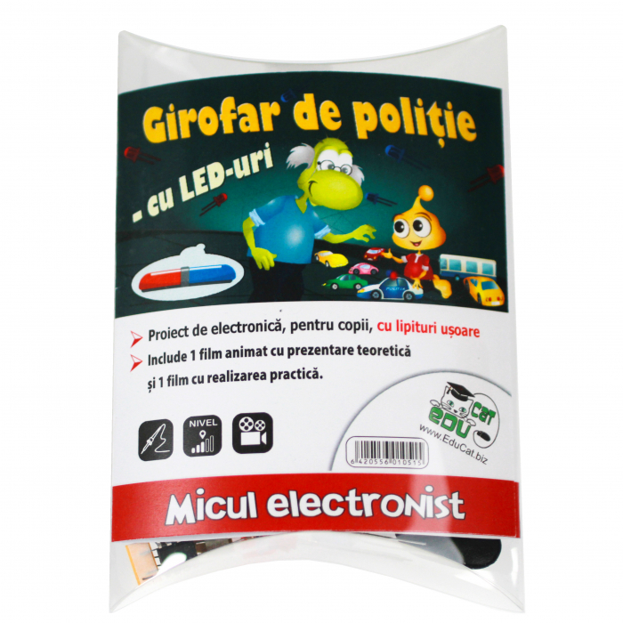 Montaj electronic pt copii - Girofar de politie [1]