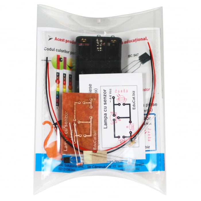 Lampa de veghe cu senzor - FOTOREZISTORUL [2]