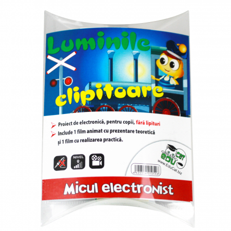 KIT-uri fără lipire - Luminile clipitoare de la intersecția unui drum cu calea ferată