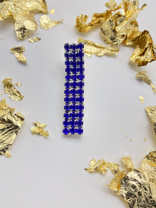 Agrafe De Par Klara Blue Large crystal [2]