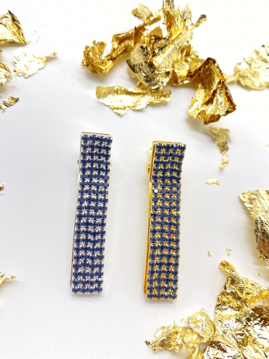 Agrafe De Par Klara Dark Blue Small crystal [1]