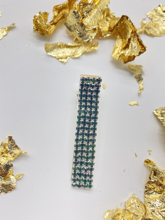 Agrafe De Par Klara Green Small crystal [2]