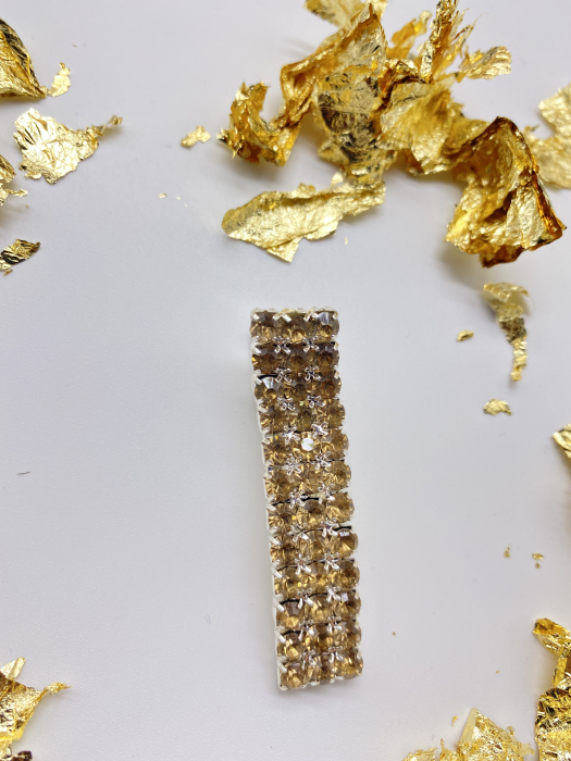 Agrafe De Par Klara Rose Gold Large crystal [2]