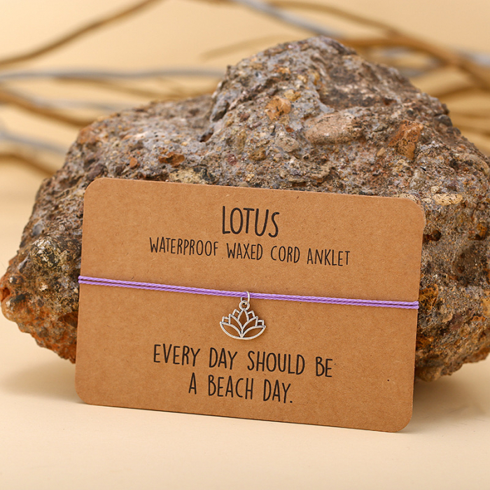 Brățară pentru gleznă Lotus [1]