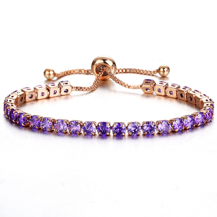 Brățară Tennis Ajustabil Purple [1]