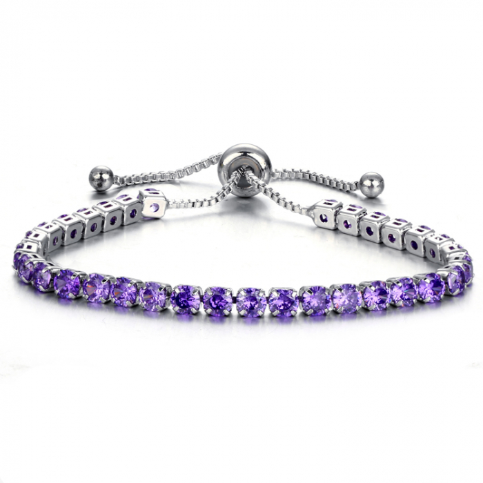 Brățară Tennis Ajustabil Purple [1]