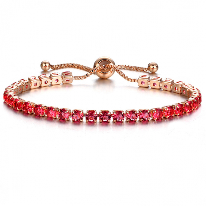 Brățară Tennis Ajustabil Red [1]