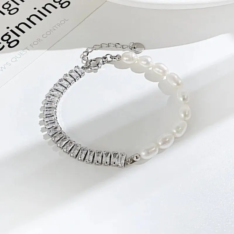 Brățară Tennis Half Pearl [2]